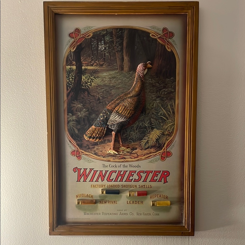 Winchester Framed Vintage 3D art